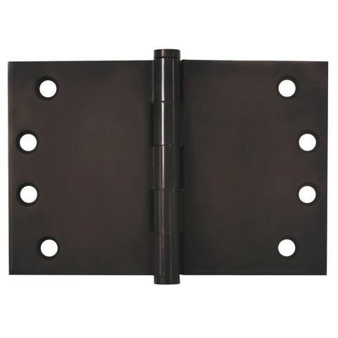 4 x 6 in. Square Corner Hinge, Oil Rubbed Bronze - Solid