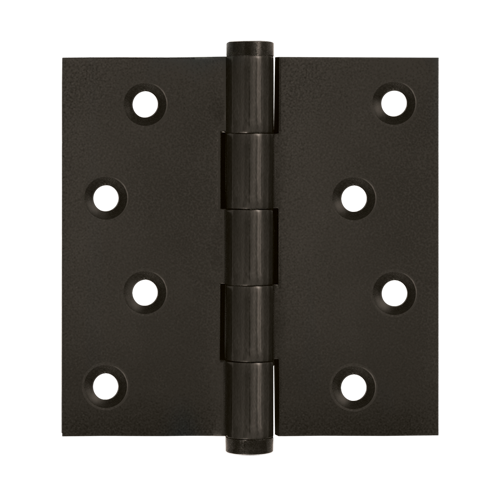 DSB410B-RZ 4 x 4 in. Square Hinges Residential - Zig-Zag- Oil Rubbed Bronze - Solid Brass - Pack of 2