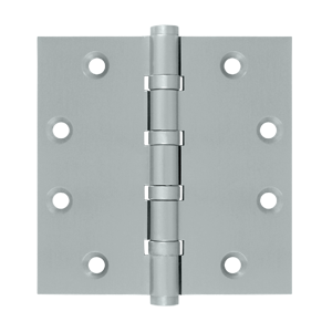 DSB45B26D 4.5 x 4.5 in. Square Ball Bearings Hinges, Satin Chrome - Solid
