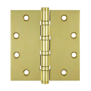 DSB45B3 4.5 x 4.5 in. Square Ball Bearings Hinges, Bright