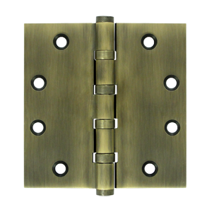 DSB45B5 4.5 x 4.5 in. Square Ball Bearings Hinges, Antique