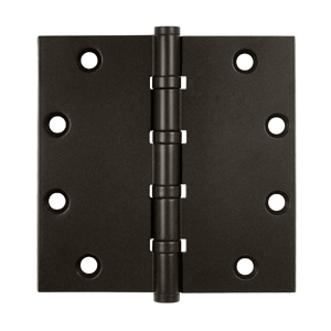 DSB55B10B 5 x 5 in. Square Hinges- Oil Rubbed Bronze - Solid