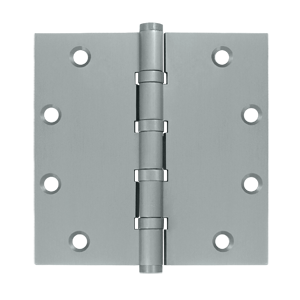 DSB55B26D 5 x 5 in. Square Hinges, Satin Chrome - Solid