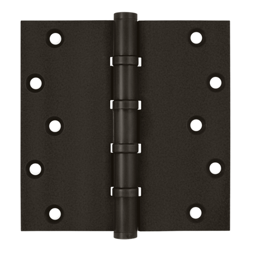 DSB66BB10B 6 x 6 in. Square Hinges, Oil Rubbed Bronze - Solid Brass - Pack of 2