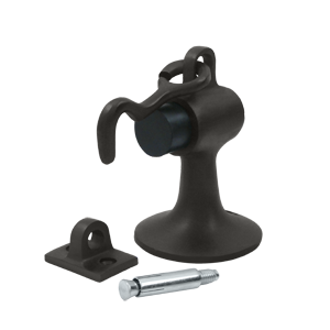 Picture of Deltana DSF444U10B Cement Floor Mount Bumper with Holder&#44; Oil Rubbed Bronze - Solid 