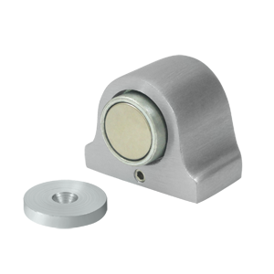 Magnetic Dome Stop, Satin Stainless Steel