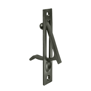 EP475U15A 4 in. Edge Pull- Antique Nickel - Solid