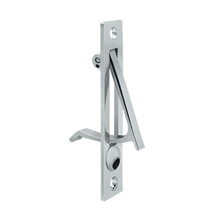 EP475U26 4 in. Edge Pull- Bright Chrome - Solid