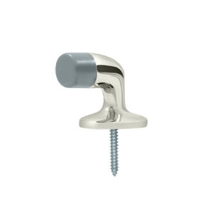 FDB138U14 1.37 in. Floor Door Bumper- Bright Nickel - Solid