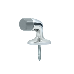 FDB138U26 1.37 in. Floor Door Bumper, Bright Chrome - Solid