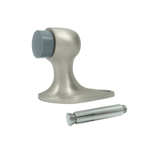 2.12 in. Floor Door Bumper- Satin Nickel - Solid