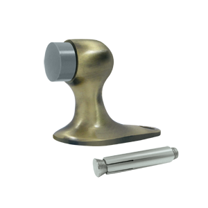 2.12 in. Floor Door Bumper- Antique