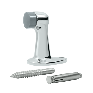 FDB278U26 2.87 in. Floor Door Bumper- Bright Chrome - Solid