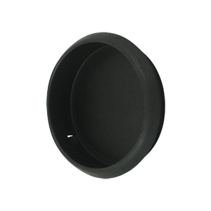 FP221RU19 2.12 in. Diameter Round Flush Pull- Black - Solid
