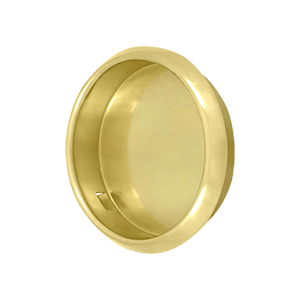 2.12 in. Diameter Round Flush Pull, Bright
