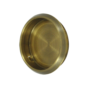 FP221RU5 2.12 in. Diameter Round Flush Pull- Antique
