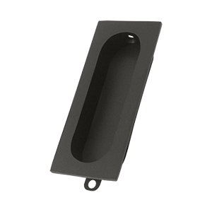 FP222U10B 3.12 x 0.93 in. Rectangle Flush Pull- Oil Rubbed Bronze - Solid