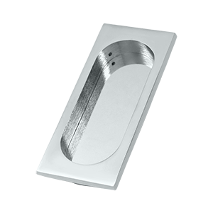 FP4134U26 4 x 1.62 x 0.37 in. Large Flush Pull- Bright Chrome - Solid