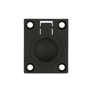 FRP175U10B 1.75 x 1.37 in. Flush Ring Pull- Oil Rubbed Bronze - Solid