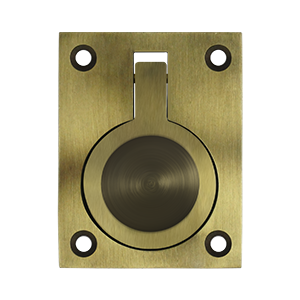 FRP25U5 2.5 x 1.87 in. Flush Ring Pull, Antique