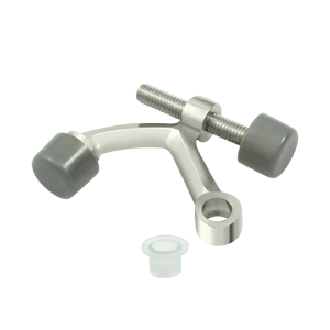 HP70U14 Hinge Mounted Pin Stop- Bright Nickel - Solid