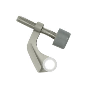 HPH89U15 Hinge Mounted Pin Stop for Brass Hinges- Satin Nickel - Solid
