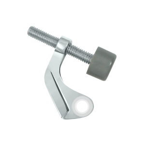 HPS88U26 Hinge Mounted Pin Stop for Steel Hinges- Bright Chrome - Solid