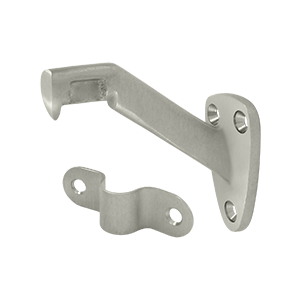 Picture of Deltana HRB325U15 3.31 in. Projection Hand Rail Brackets- Satin Nickel - Solid 