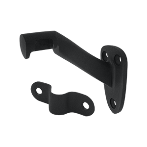 Picture of Deltana HRB325U19 3.31 in. Projection Hand Rail Brackets- Black - Solid 