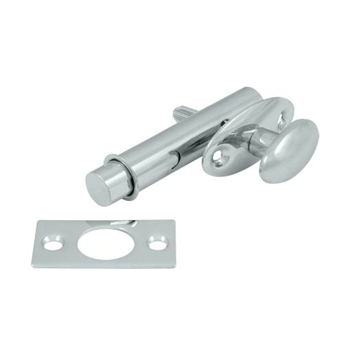 MB175U26 Mortise Bolt- Bright Chrome - Solid Brass
