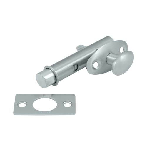 MB175U26D Mortise Bolt- Satin Chrome - Solid Brass