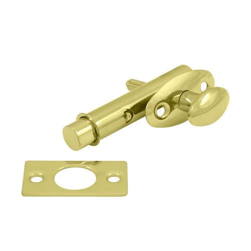 Picture of Deltana MB175U3 Mortise Bolt- Bright Brass - Solid Brass