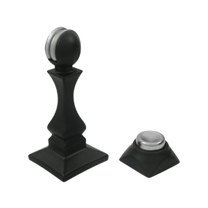 3.5 in. Magnetic Door Holder, Black - Solid