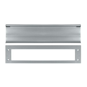MS0030U26D Heavy Duty Mail Slot- Satin Chrome - Solid