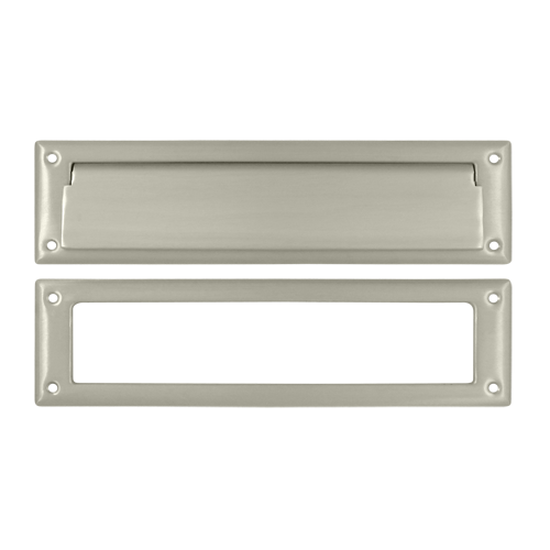 Picture of Deltana MS211U15 13.12 in. Mail Slot with Interior Frame- Satin Nickel - Solid 