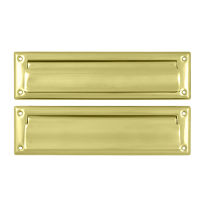 MS212U3 13.12 in. Mail Slot with Interior Flap- Bright