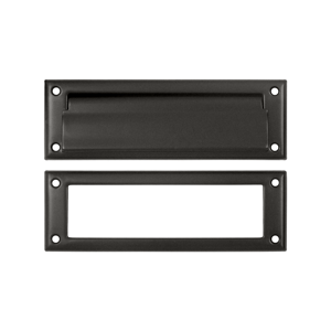 MS626U10B 8.87 in. Mail Slot with Interior Frame, Oil Rubbed Bronze - Solid