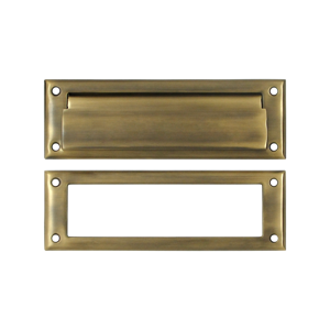 MS626U5 8.87 in. Mail Slot with Interior Frame, Antique