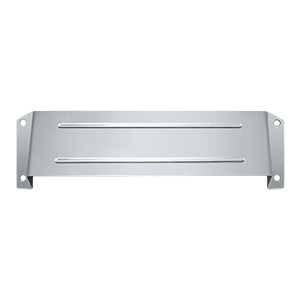 Letter Box Hood, Bright Chrome - Solid