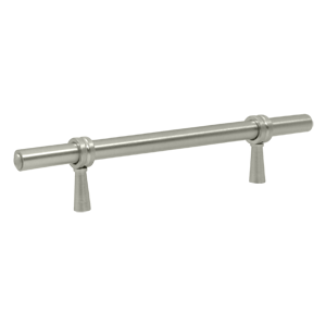 6.5 in. Adjustable Pull, Satin Nickel - Solid