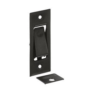 PDB42U10B Jamb Pocket Door Bolts- Oil Rubbed Bronze - Solid