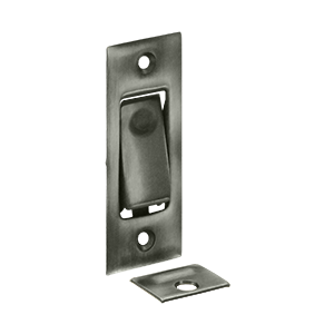 PDB42U15A Jamb Pocket Door Bolts- Antique Nickel - Solid