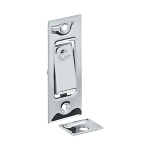 PDB42U26 Jamb Pocket Door Bolts- Bright Chrome - Solid