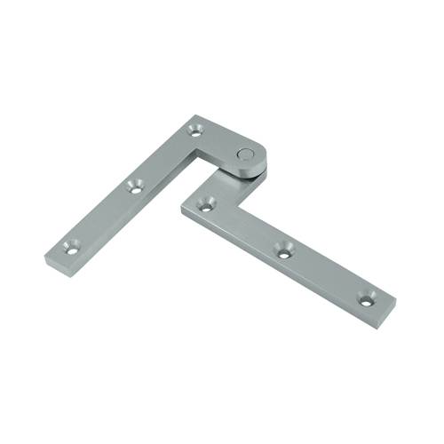 4.37 x 0.62 x 1.87 in. Hinge, Satin Chrome - Solid