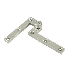 PH60U14 4.37 x 0.62 x 1.87 in. Hinge, Bright Nickel - Solid