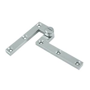 PH60U26 4.37 x 0.62 x 1.87 in. Hinge- Bright Chrome - Solid