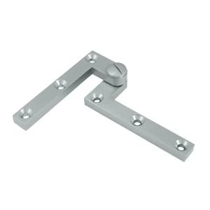 4.37 x 0.62 x 1.87 in. Hinge, Satin Chrome - Solid