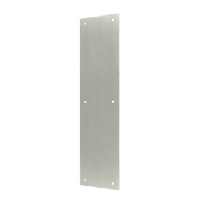 3.5 x 15 in. Push Plate, Satin Nickel - Solid