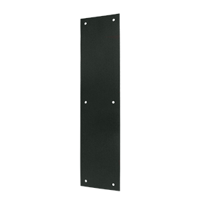 PP3515U19 3.5 x 15 in. Push Plate- Black - Solid