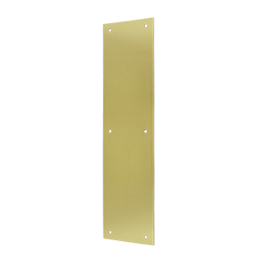 PP3515U3 3.5 x 15 in. Push Plate- Bright